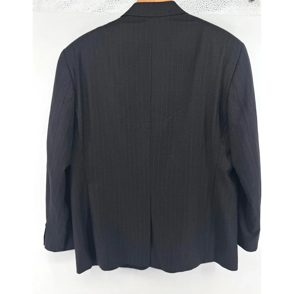 Lauren Ralph Lauren Mens 42S Pinstripe Blazer Gray 100% Wool Suit Jacket Canada